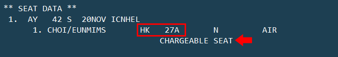 ¿¹¾àµÈ Seat Data È®ÀÎ